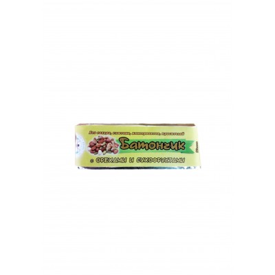 Oatmeal bar with nuts and dried fruits, 40 g