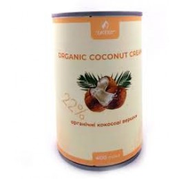 Оrganic  coconut tops 22% fat 400ml